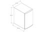 Minibar 99Lts / 4p³ Negro