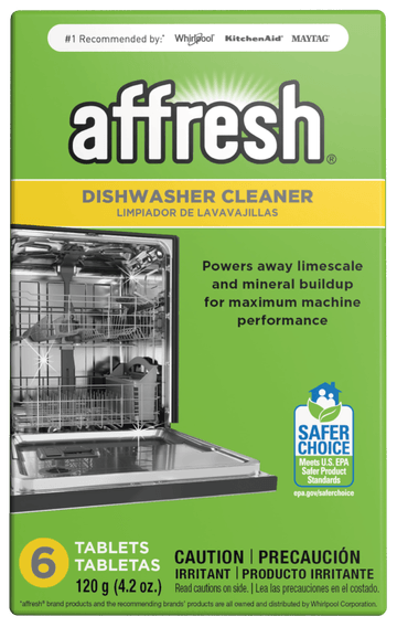 Affresh Tabletas limpiadoras de lavavajillas W10549851