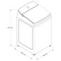 Lavadora 20 kg Xpert Eco carga superior Gris