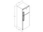 Nevera 234 litros Top Mount Gris- No Frost