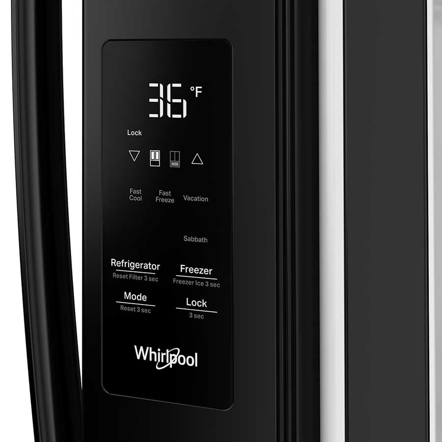 Nevera French Door Xpert Inverter 861L Negro | Whirlpool Colombia