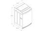 Combo Microondas 20L y Lavadora Superior 10 Kg - WM1807D-WWI10ASHLS