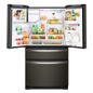 Nevera 694  litros French Door Bottom Mount Negra- No Frost