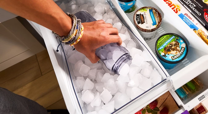 Almacenamiento de hielo