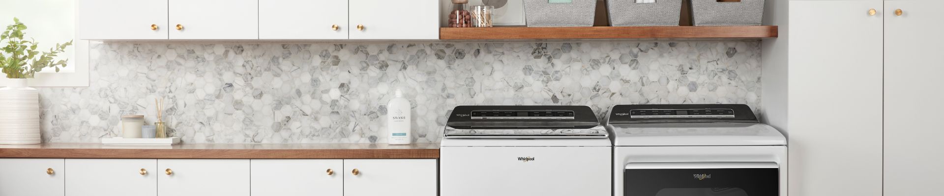 Banner Lavadoras Inteligentes Whirlpool: Ahorra Agua y Energía Esta Primavera