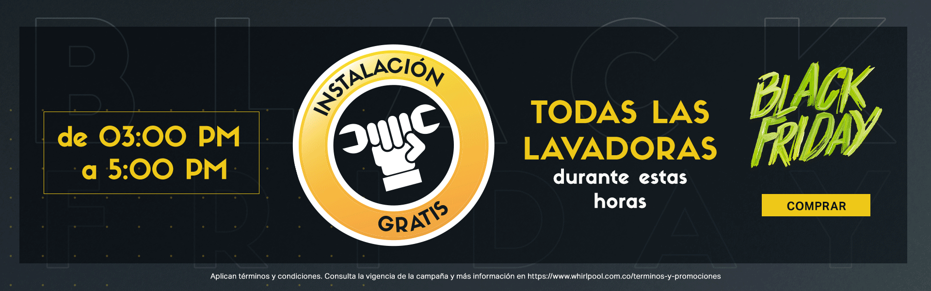 instalcion gratis lavadoras